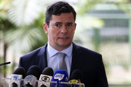 O ministro da Justia Srgio Moro