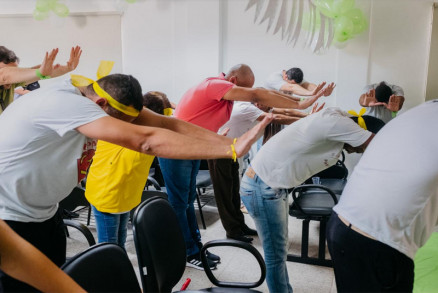Enfermeira destaca a importncia da atividade laboral no cotidiano dos colaboradores da unidade hospitalar