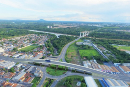 Projeto do viaduto sobre a rotatria da Avenida Beira Rio, na Capital