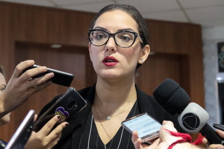 A deputada Janaina Riva, que teve contas de campanha reprovadas