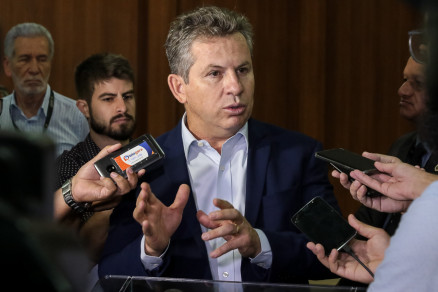 O governador Mauro Mendes (DEM): 