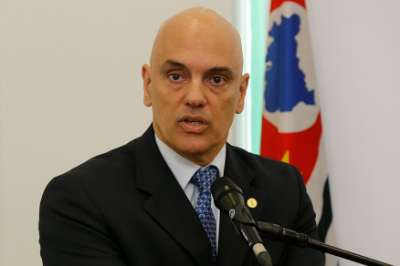 O ministro Alexandre de Moraes, do Supremo Tribunal Federal