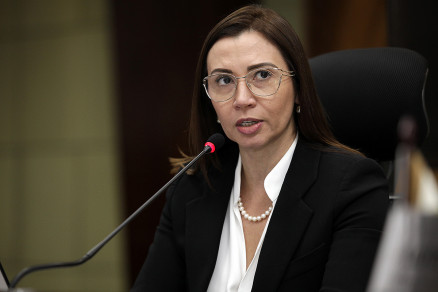 A conselheira interina Jaqueline Jacobsen, do Tribunal de Contas de Mato Grosso