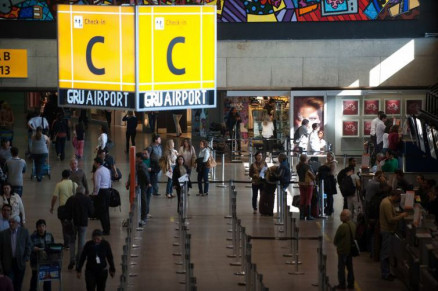 O Aeroporto Internacional de Guarulhos, em So Paulo