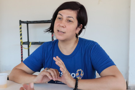 A presidente da Associao de Amigos do Autista de Cuiab, Kelly Cristina: entidade busca sensibilizar a sociedade