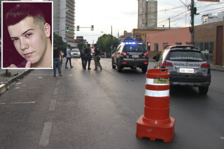 Ramon Viveiros (detalhe) foi atropelado junto com outras duas jovens nesse domingo (23)