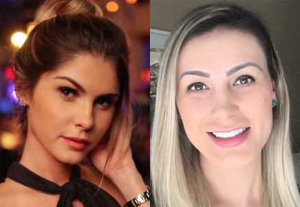 Brbara Evans e Andressa Urach