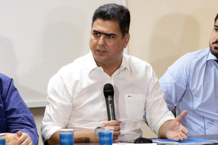O prefeito de Cuiab Emanuel Pinheiro, que comunicou o cancelamento do evento