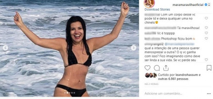 Fs criticam Mara Maravilha 
