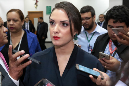 A deputada Janaina Riva que  alvo de representao do Ministrio Pblico Eleitoral