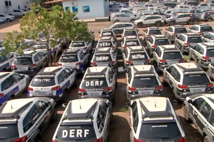 Metade da frota da seguran�a p�blica de Mato Grosso � alugada