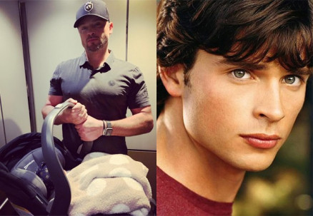 Tom Welling e o filho, Thomson
