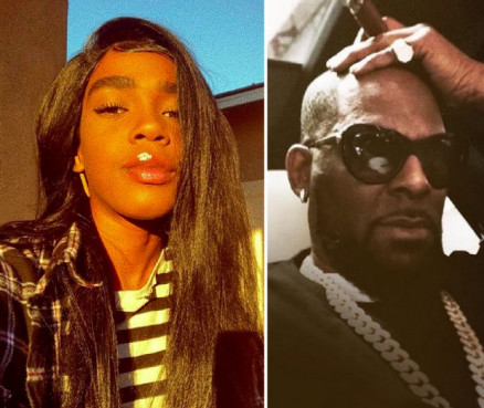 O rapper R. Kelly e a filha, a cantora Buku Abi 