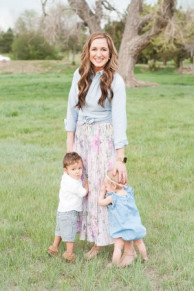 m&atilde;e e filhos