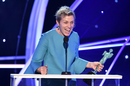 Frances McDormand vence o SAG Awards em 2018, por 
