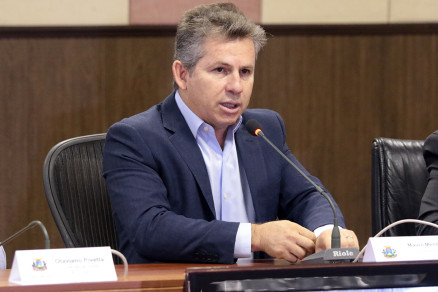 O governador de Mato Grosso, Mauro Mendes, que foi ao Rio de Janeiro nesta segunda