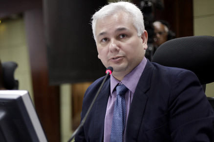 O conselheiro do Tribunal de Contas do Estado, Luiz Carlos Pereira
