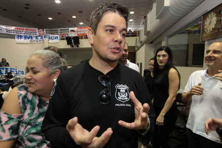 O delegado Christian Cabral, que se filiou ao Pros