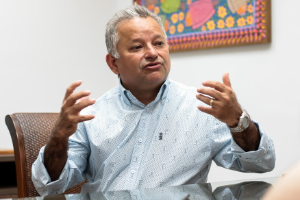 O presidente da Cmara, Misael Galvo, que cirou 