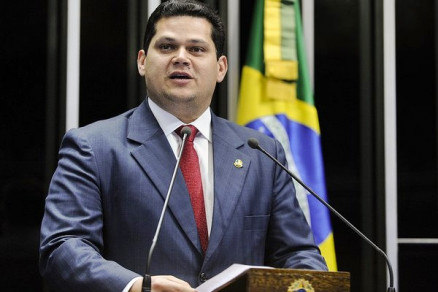 O presidente do Senado, Davi Alcolumbre