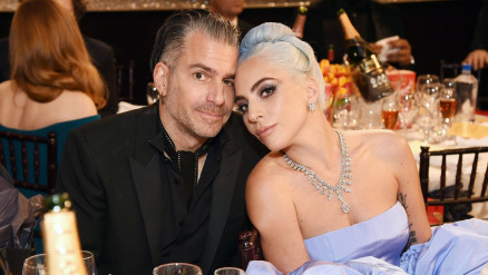 O empres�rio Christian Carino e Lady Gaga