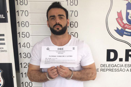 Patrick de Castro foi preso em flagrante por trfico de drogas no dia 28 de fevereiro