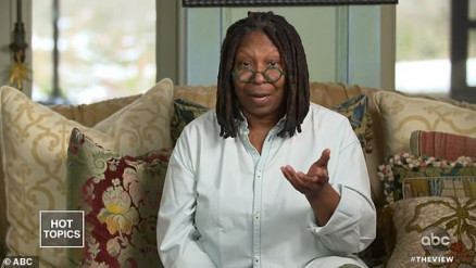 Whoopi Goldberg revelou que est bem, mas ainda no consegue se mover direito