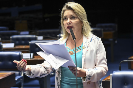 A senadora Selma Arruda, que citou situao 