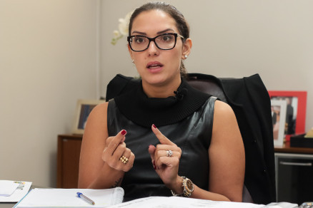 A presidente da AL, Janaina Riva, que disse ter certeza de interveno