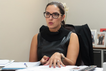 A nova presidente da Assembleia Legislativa, deputada Janaina Riva