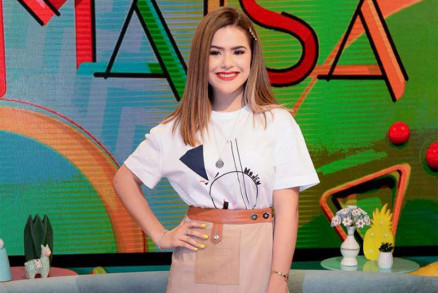 A apresentadora Maisa, que deu alfinetada em SIlvio Santos 