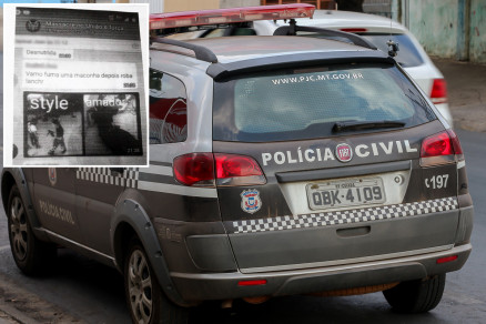 Em um das imagens,  possvel ver que uma pessoa brinca com o episdio de Suzano, classificando os assassinos como 