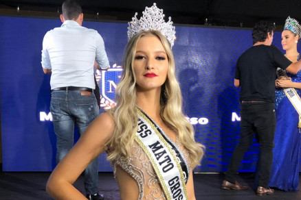 A estudante de direito, Larissa Marques Neiverth, que participar do Miss Brasil em setembro no Rio Grande do Sul