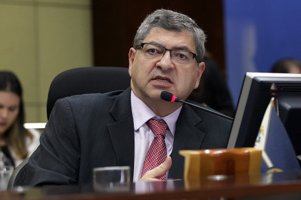 O presidente do TCE, Guilherme Maluf, que citou politizao da pandemia