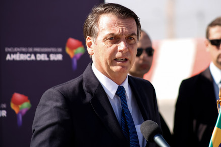 O presidente do Brasil, Jair Bolsonaro