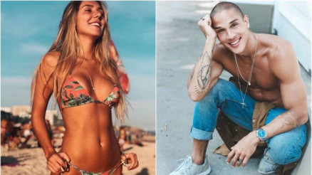 Carolina Portaluppi e o namorado Allan da Costa