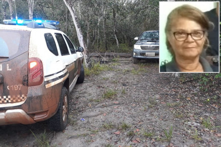 A policial civil Mrcia Regina (detalhe) foi assassinada aps ter chcara invadida