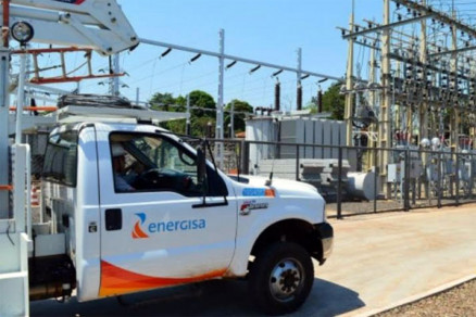 Subestao da Energisa em cidade de Mato Grosso