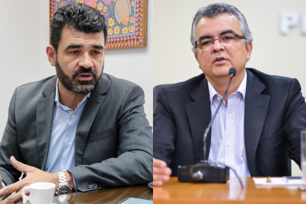 Os ex-secretrios Marcelo Duarte (Sinfra) e Paulo Taques (Casa Civil), que so investigados pelo MPE