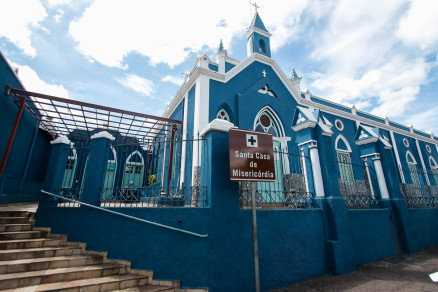 A fachada da Santa Casa de Misericrdia de Cuiab