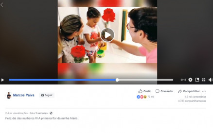Pai entrega carta para filha e vdeo viraliza na web