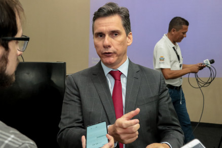 O secretrio de Estado de Fazenda Rogrio Gallo 
