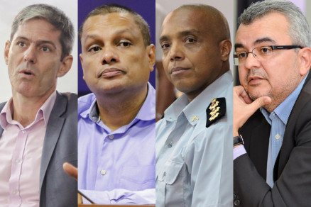 O ex-secretrio de segurana Rogers Jarbas; ex-secretrio de Justia e Direitos Humanos Airton Siqueira; o ex-chefe da Casa Militar, Evandro Lesco; e o ex-Casa Civil Paulo Taques