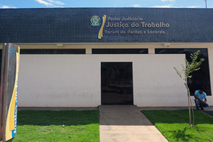 A Vara do Trabalho de Pontes e Lacerda, na regio Oeste de Mato Grosso