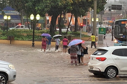 Cuiab est entre cidades brasileiras que podem ser atingidas por enchentes
