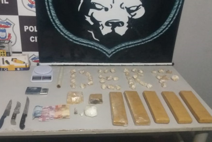Suspeito foi preso em flagrante quando chegou em casa