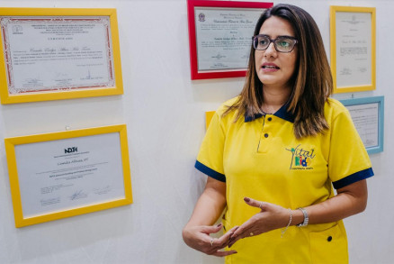 A especialista em neuropediatria e fisioterapeuta Camila Albues Melo Torres
