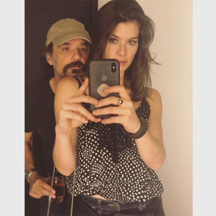 Alinne Moraes e o marido, Mauro Lima