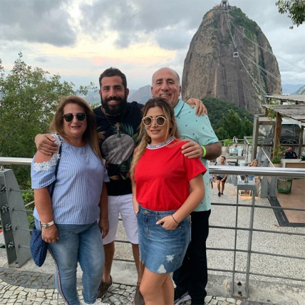 Kaysar Dadour e sua famlia