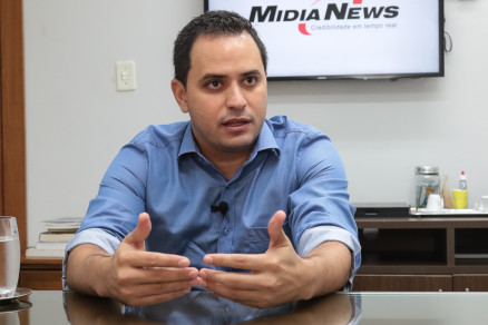 O vereador por Cuiab Diego Guimares, que faz oposio ao prefeito Emanuel Pinheiro